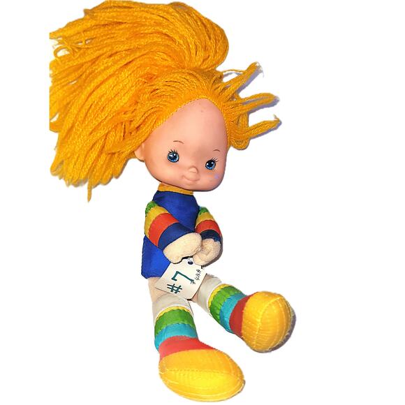 10" Vintage 1983 Rainbow Bright Doll Stuffy W/O Dress Hallmark Mattel #7 - Picture 3 of 11